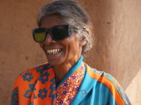 women happy after cataract blindness surgery