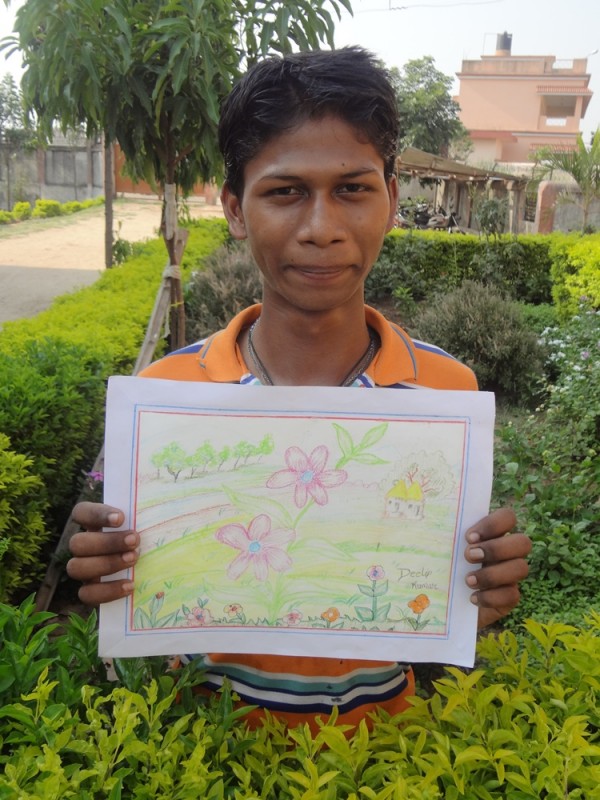 Shankar a semi orphan child